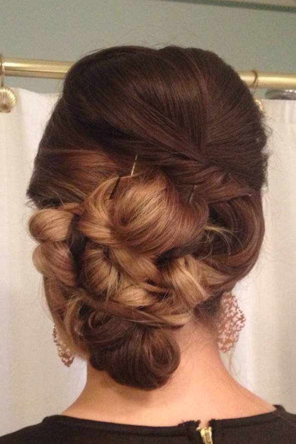 Ombre Updo